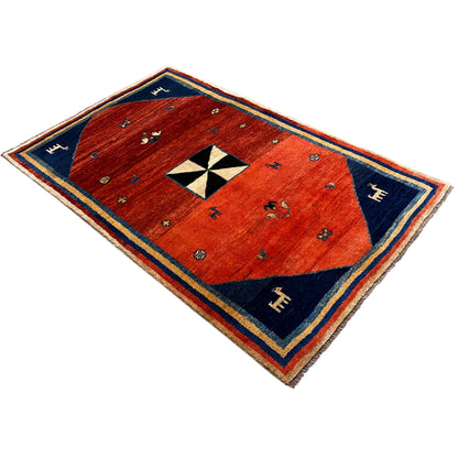 Alfombra Gabbeh 188x116 cm