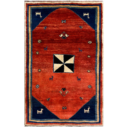Alfombra Gabbeh 188x116 cm