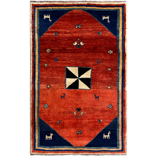 Alfombra Gabbeh 188x116 cm