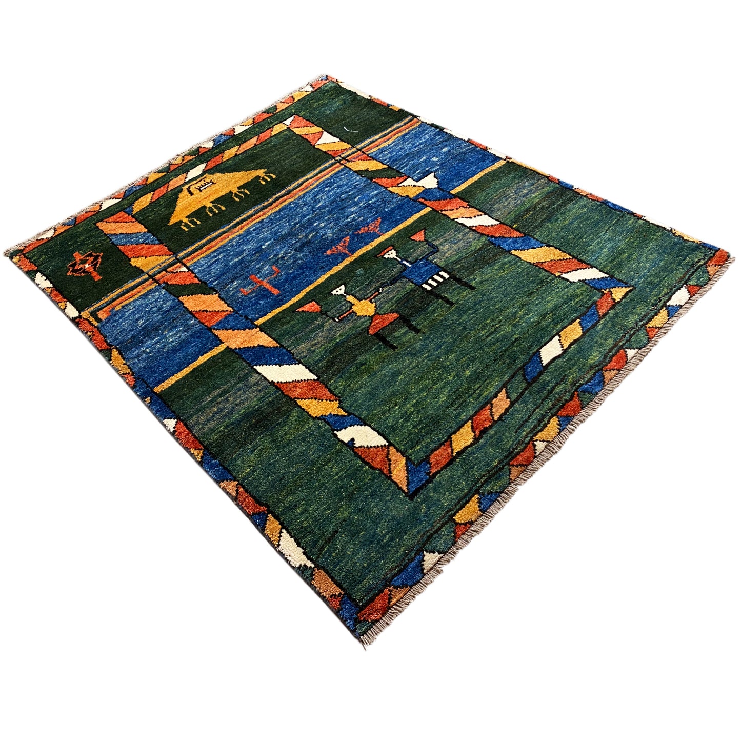 Alfombra Gabbeh 170x140 cm