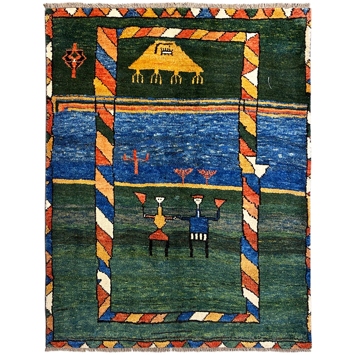 Alfombra Gabbeh 170x140 cm