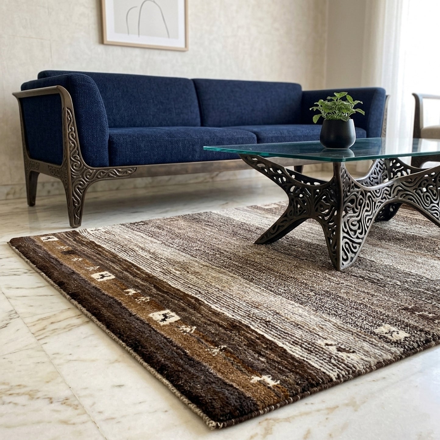Alfombra Gabbeh 198x156 cm
