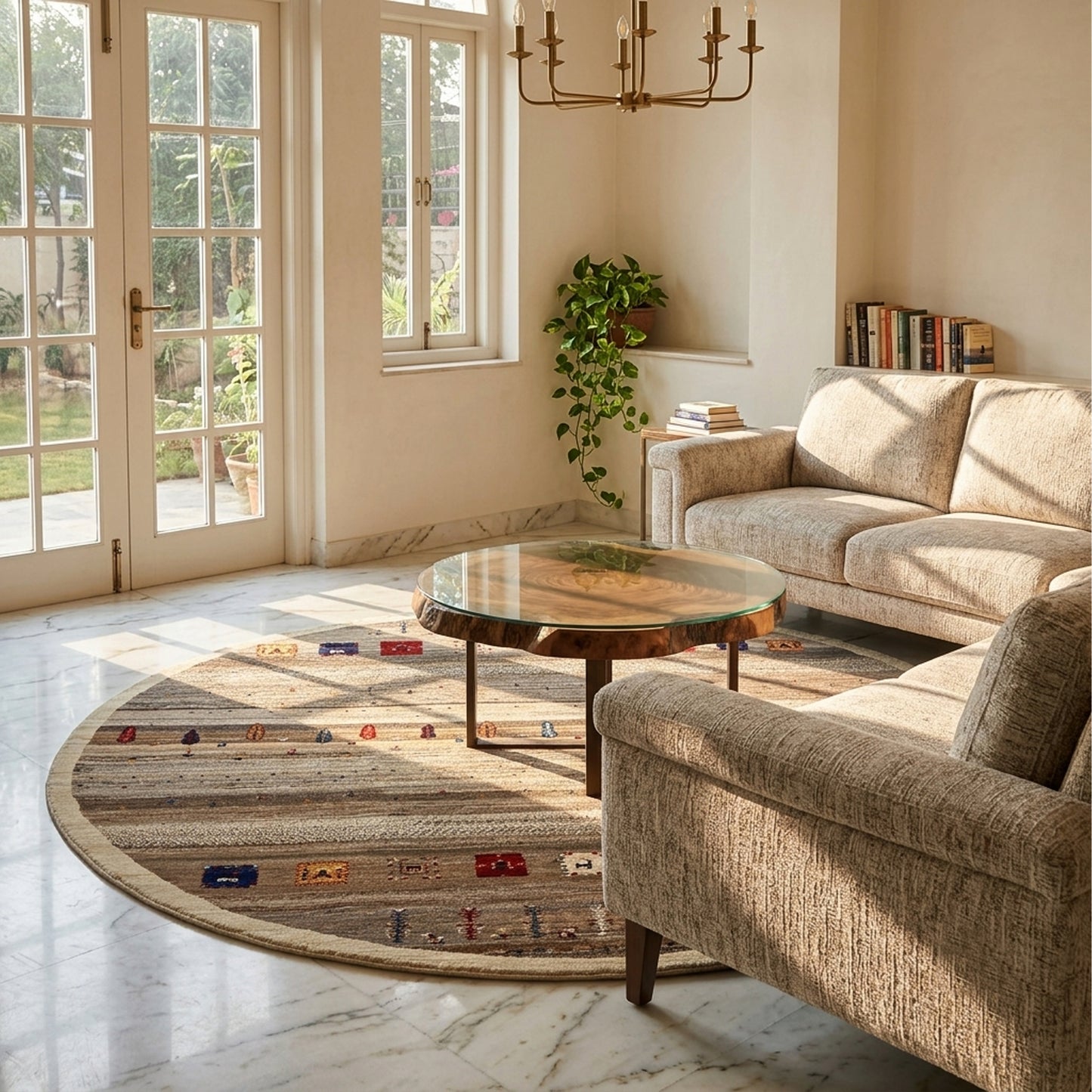 Alfombra Gabbeh - 230x226 cm
