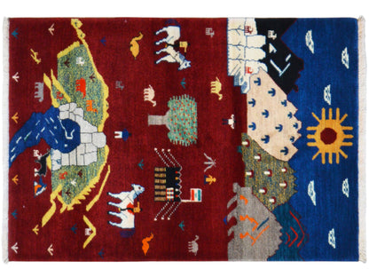 Gabbeh Luri Teppich - 145x100 cm