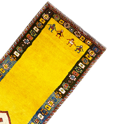 Gabbeh corredor 303x88 cm