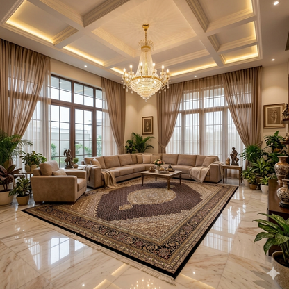 Alfombra Indo Tabriz - 302x243cm