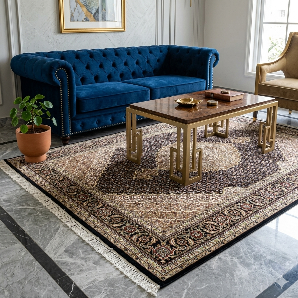 Alfombra Indo Tabriz - 234x170cm