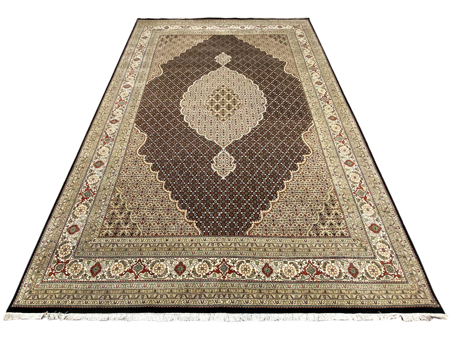 Indo Täbriz Teppich - 346x247 cm