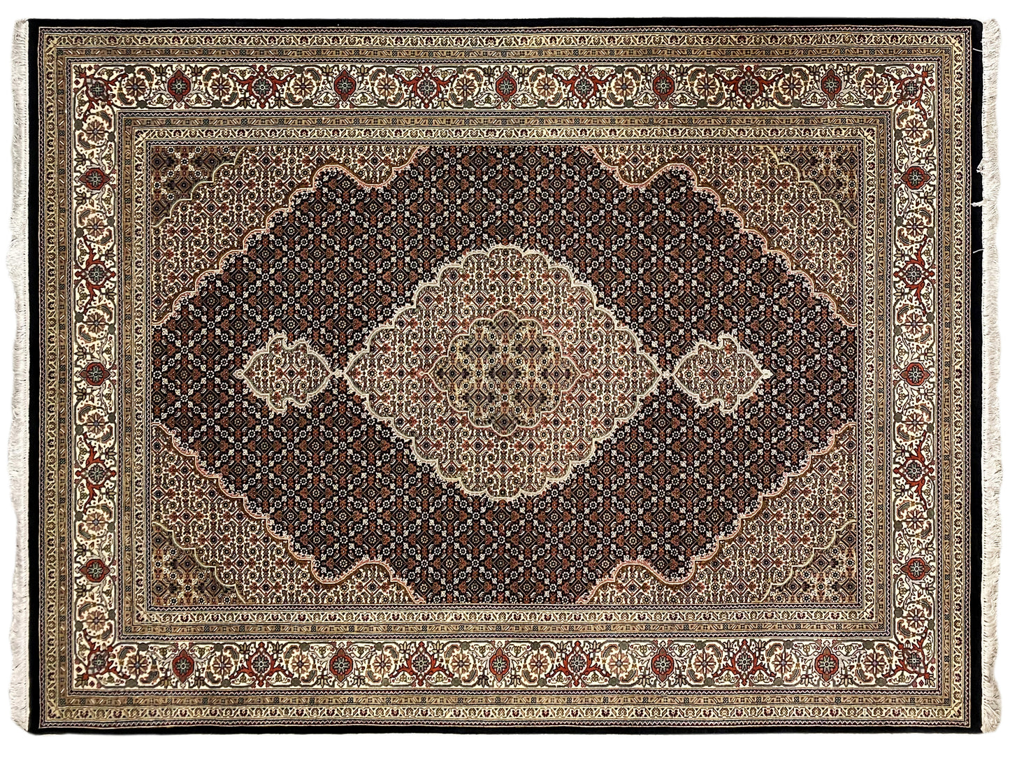Alfombra Indo Täbriz - (241x175 cm)