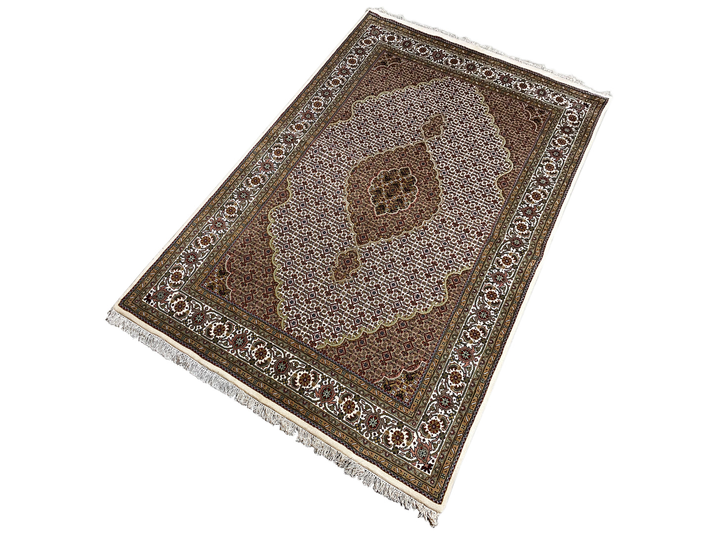 Alfombra Indo Täbriz - 1419411 (245x173 cm)