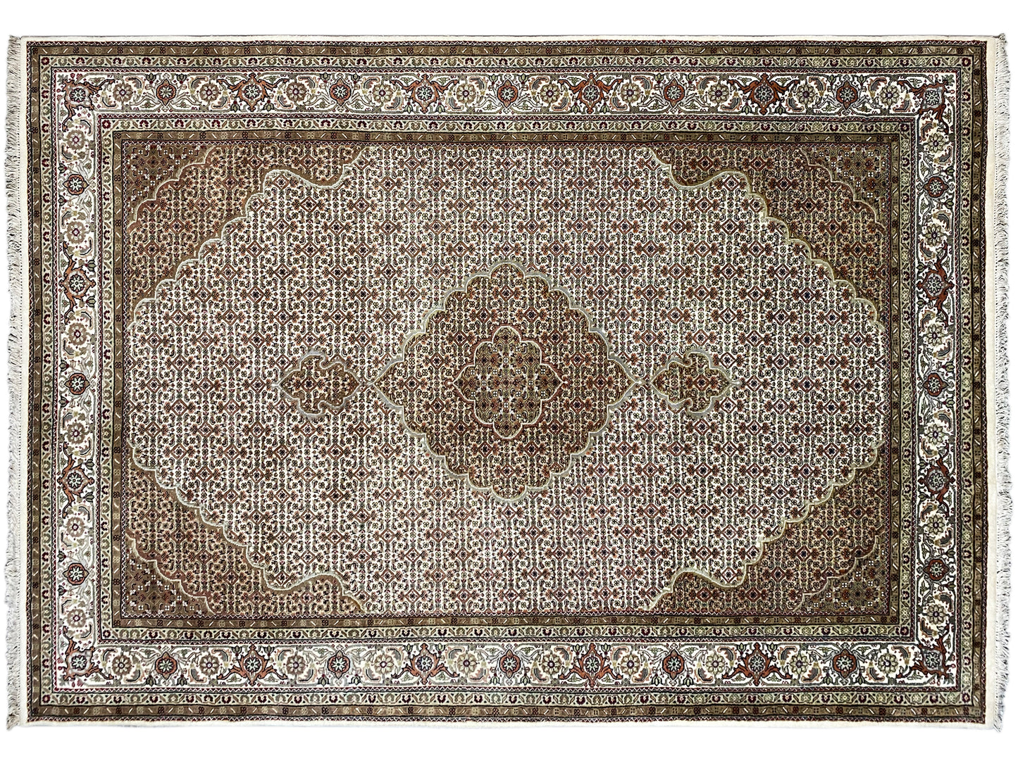 Alfombra Indo Täbriz (296x196 cm)