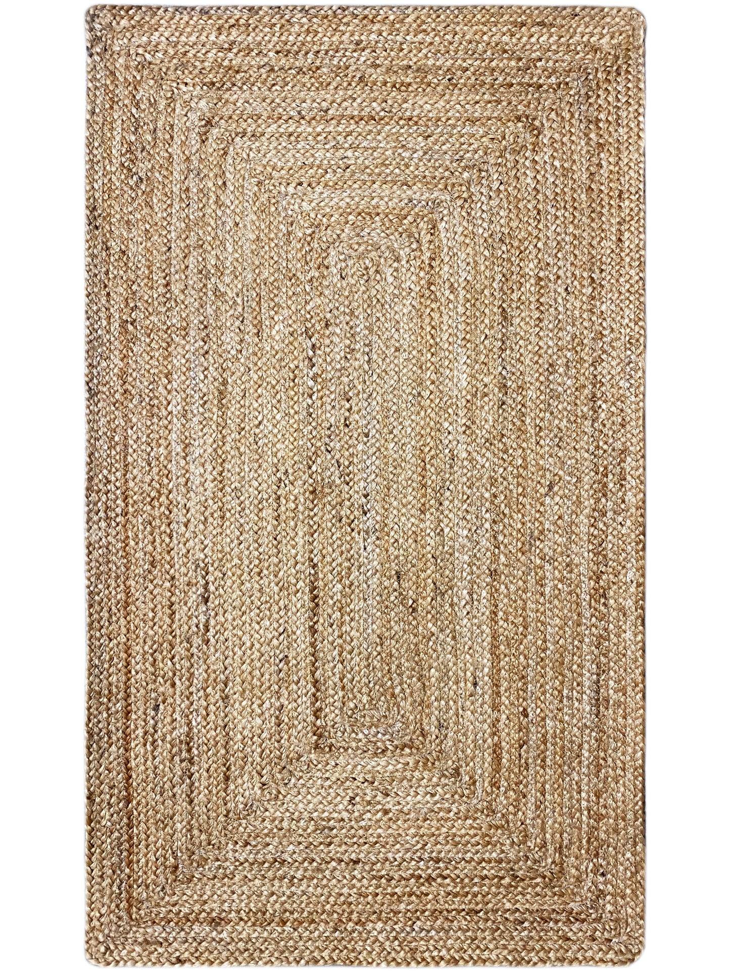 Alfombra de yute - Beige - 60x110 cm