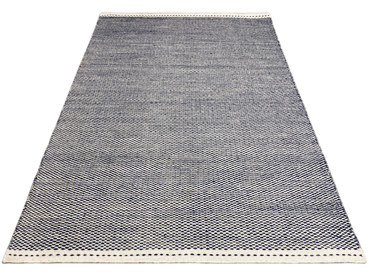Alfombra Kelim azul marino - 160x230 cm