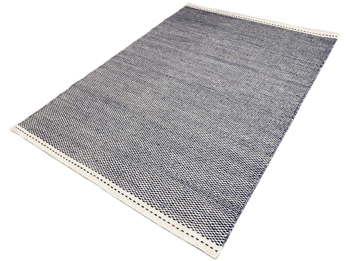 Alfombra Kelim azul marino - 160x230 cm