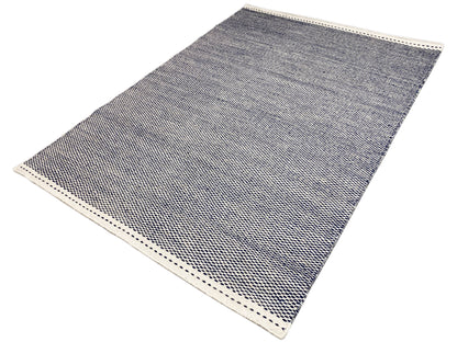 Alfombra Kelim azul marino - 160x230 cm