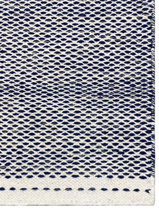 Alfombra Kelim azul marino - 160x230 cm