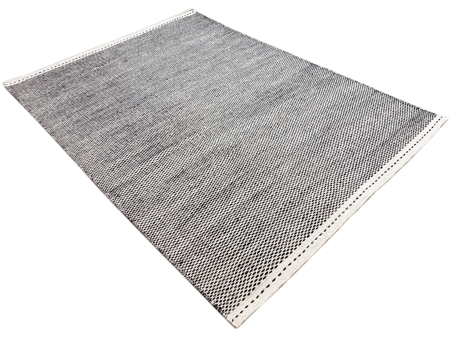 Alfombra Kelim negra - 160x230 cm