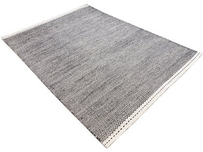 Alfombra Kelim negra - 160x230 cm