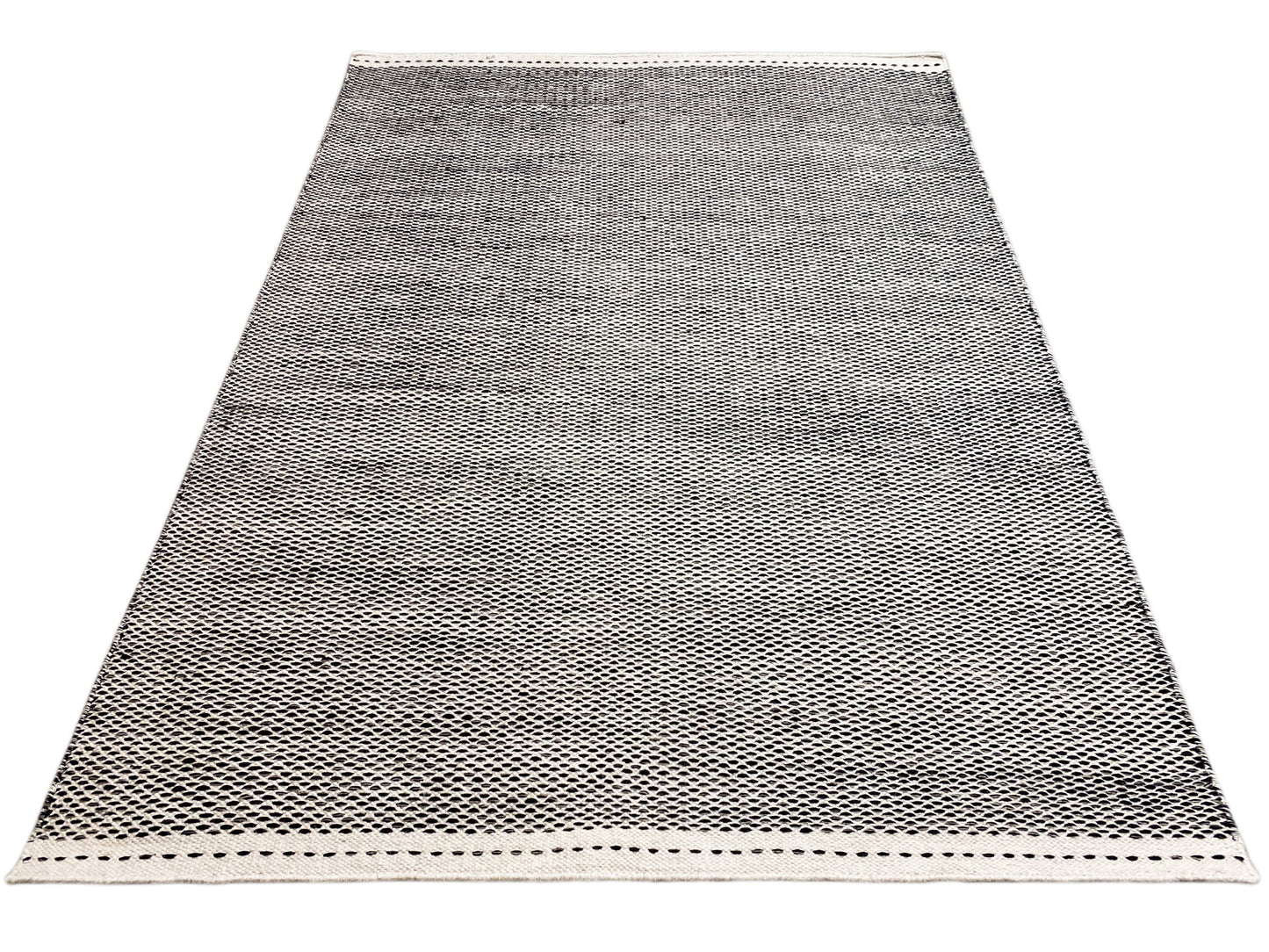 Alfombra Kelim negra - 160x230 cm