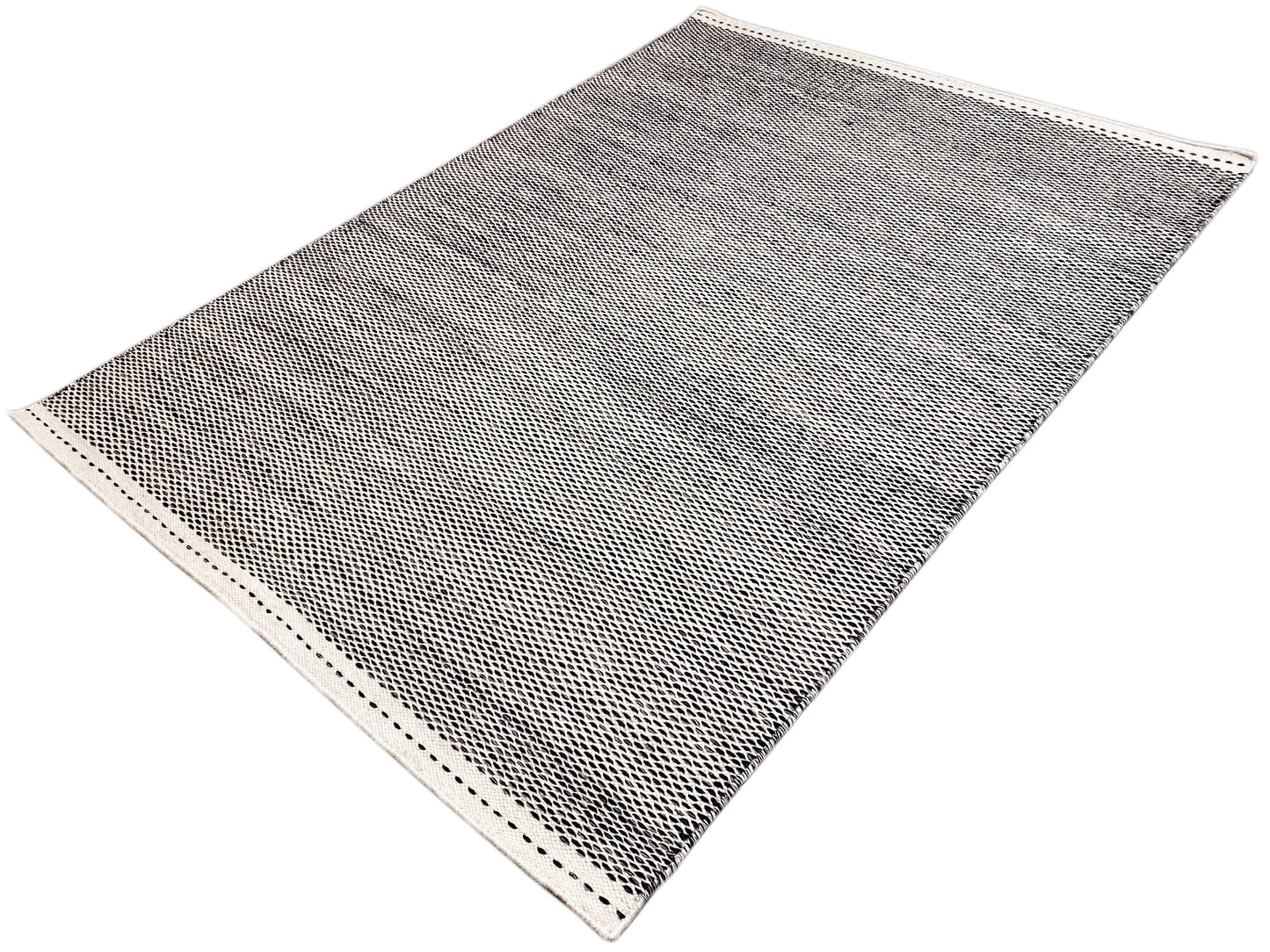 Alfombra Kelim negra - 160x230 cm
