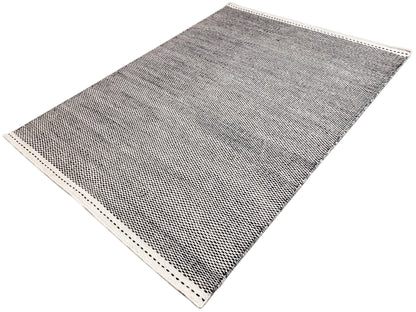 Alfombra Kelim negra - 160x230 cm