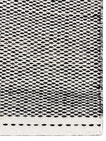 Alfombra Kelim negra - 160x230 cm