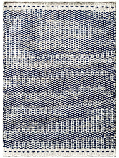 Alfombra Kelim azul - 60x90 cm