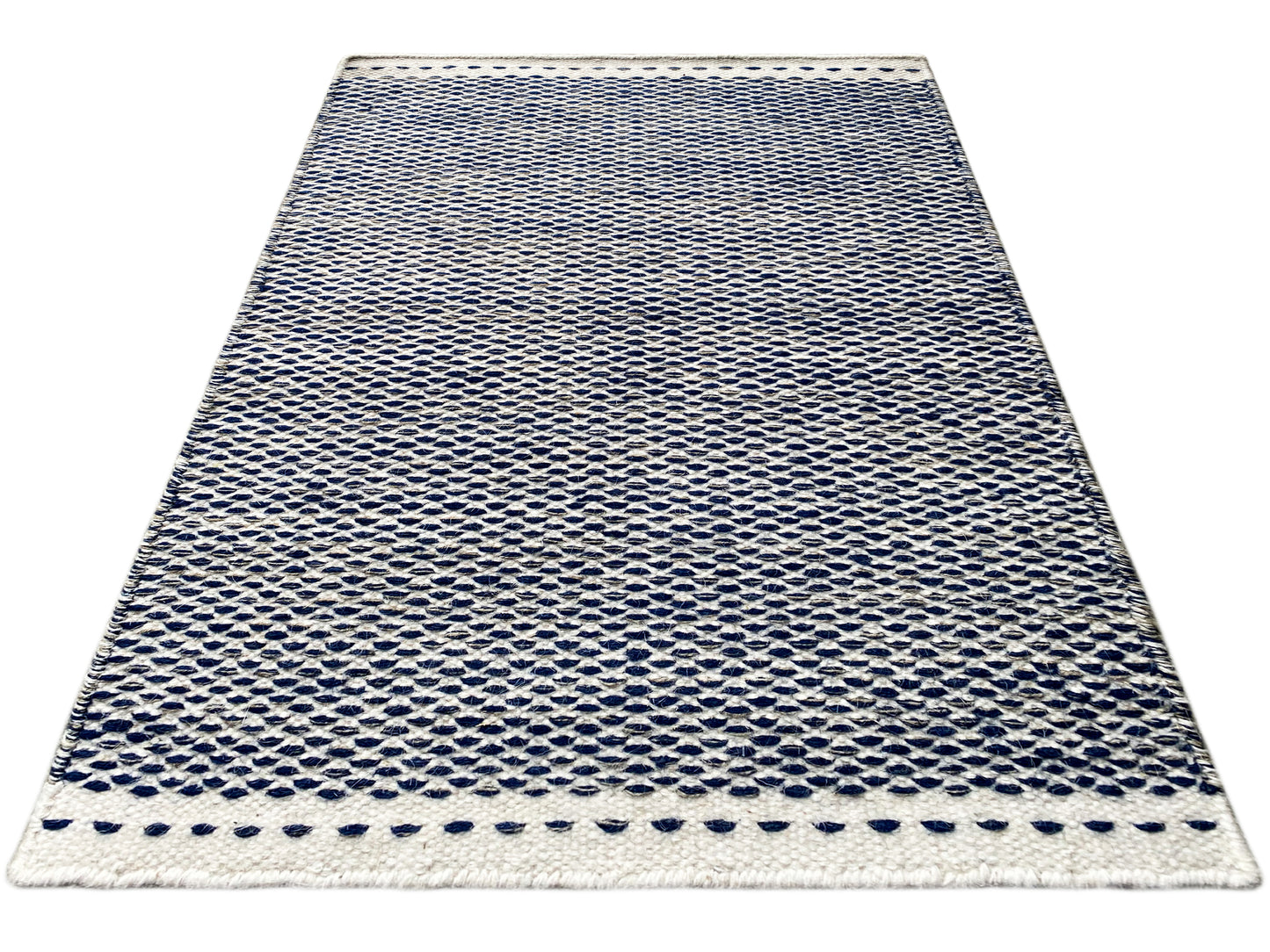 Alfombra Kelim azul - 60x90 cm