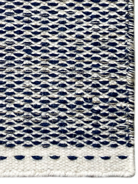 Alfombra Kelim azul - 60x90 cm