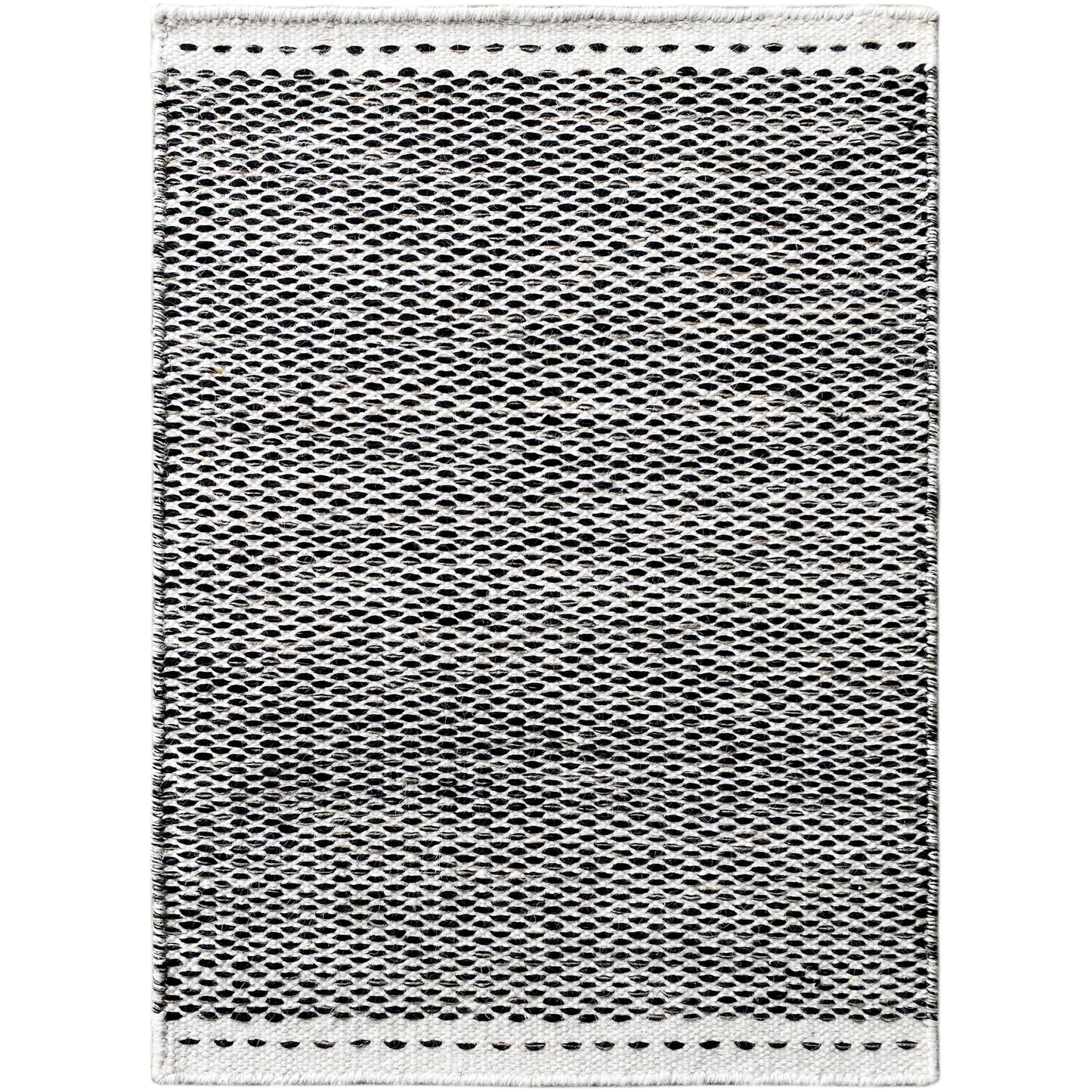 Alfombra Kelim negra - 60x90 cm