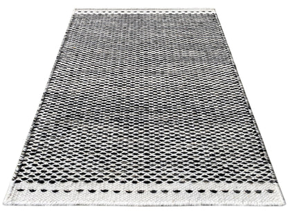 Alfombra Kelim negra - 60x90 cm