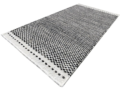 Alfombra Kelim negra - 60x90 cm