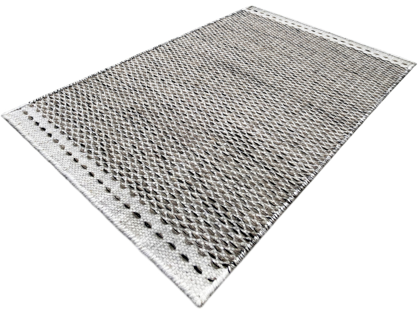 Alfombra Kelim Gris - 60x90 cm