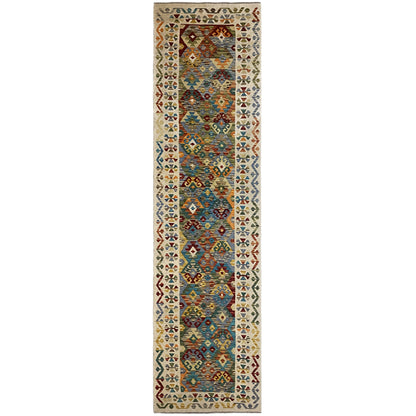 Kelim corredor afgano 386x87cm