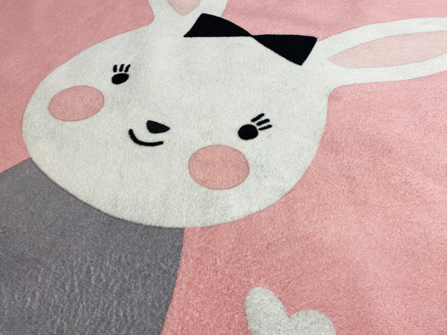 Alfombra infantil redonda Conejo, 120 cm