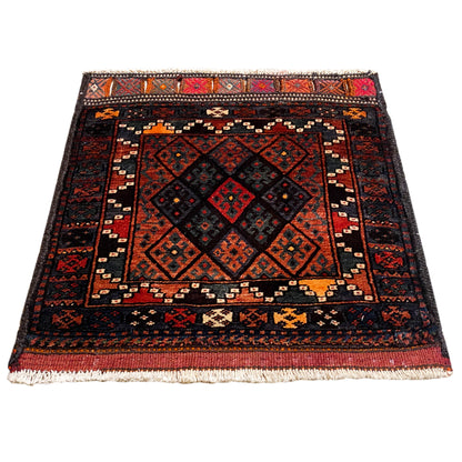 Alfombra Hamedan Poshti - 76x72 cm