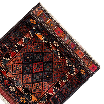 Alfombra Hamedan Poshti - 76x72 cm