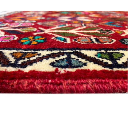 Alfombra Poshti, roja - 69x58 cm