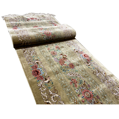 Alfombra de seda Ghom - 904736 (195x53 cm)