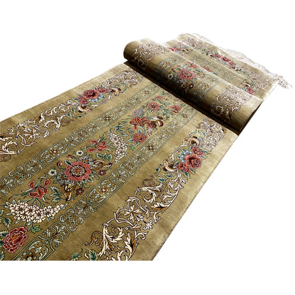 Alfombra de seda Ghom - 904736 (195x53 cm)