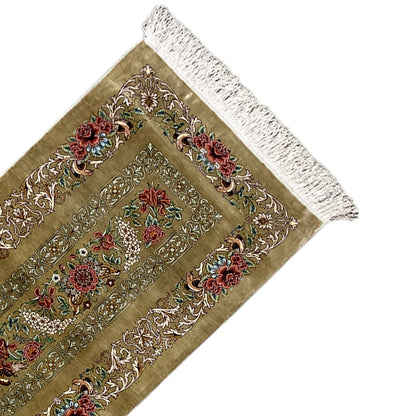Alfombra de seda Ghom - 904736 (195x53 cm)