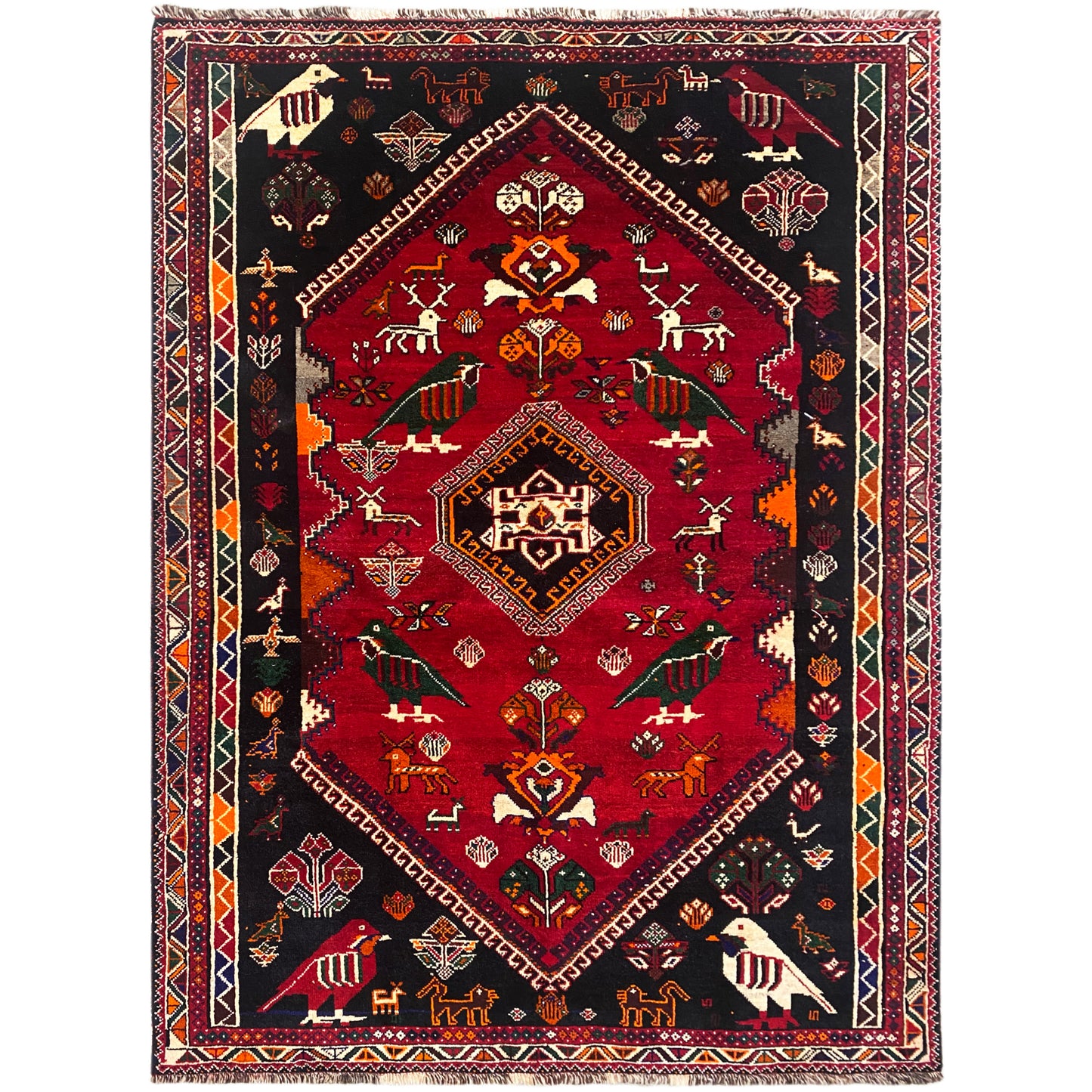 Alfombra Shiraz qashqai - 269x189 cm