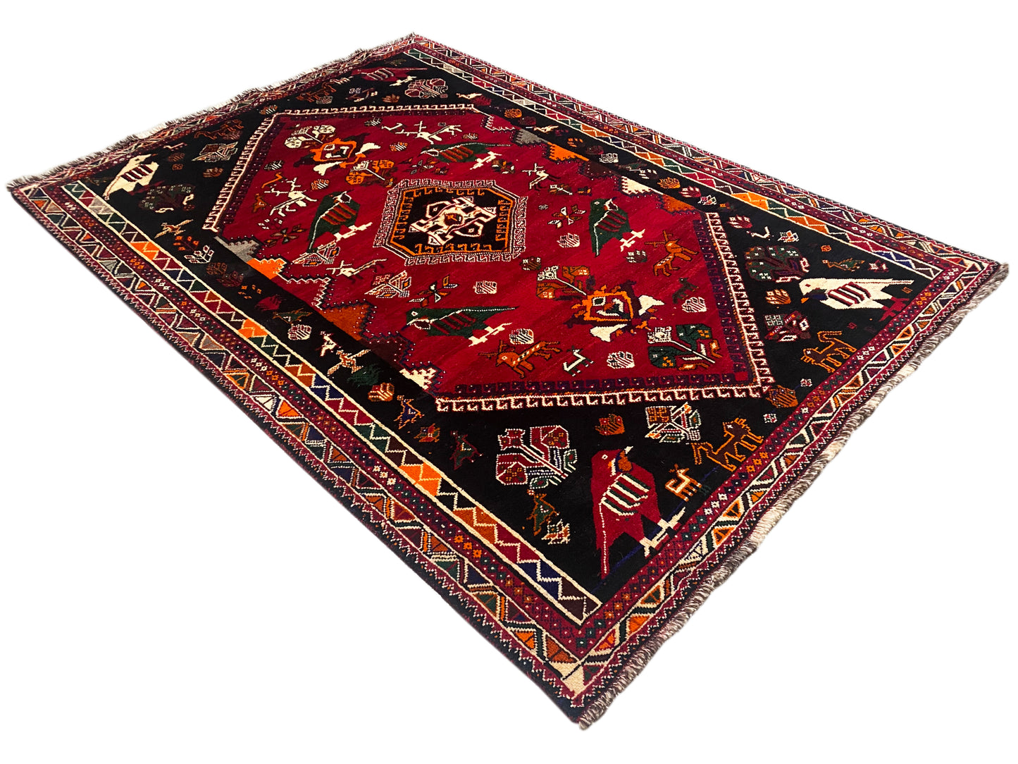 Alfombra Shiraz qashqai - 269x189 cm