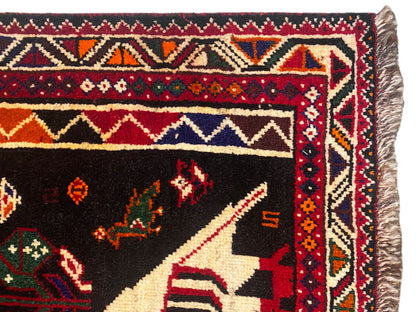 Alfombra Shiraz qashqai - 269x189 cm