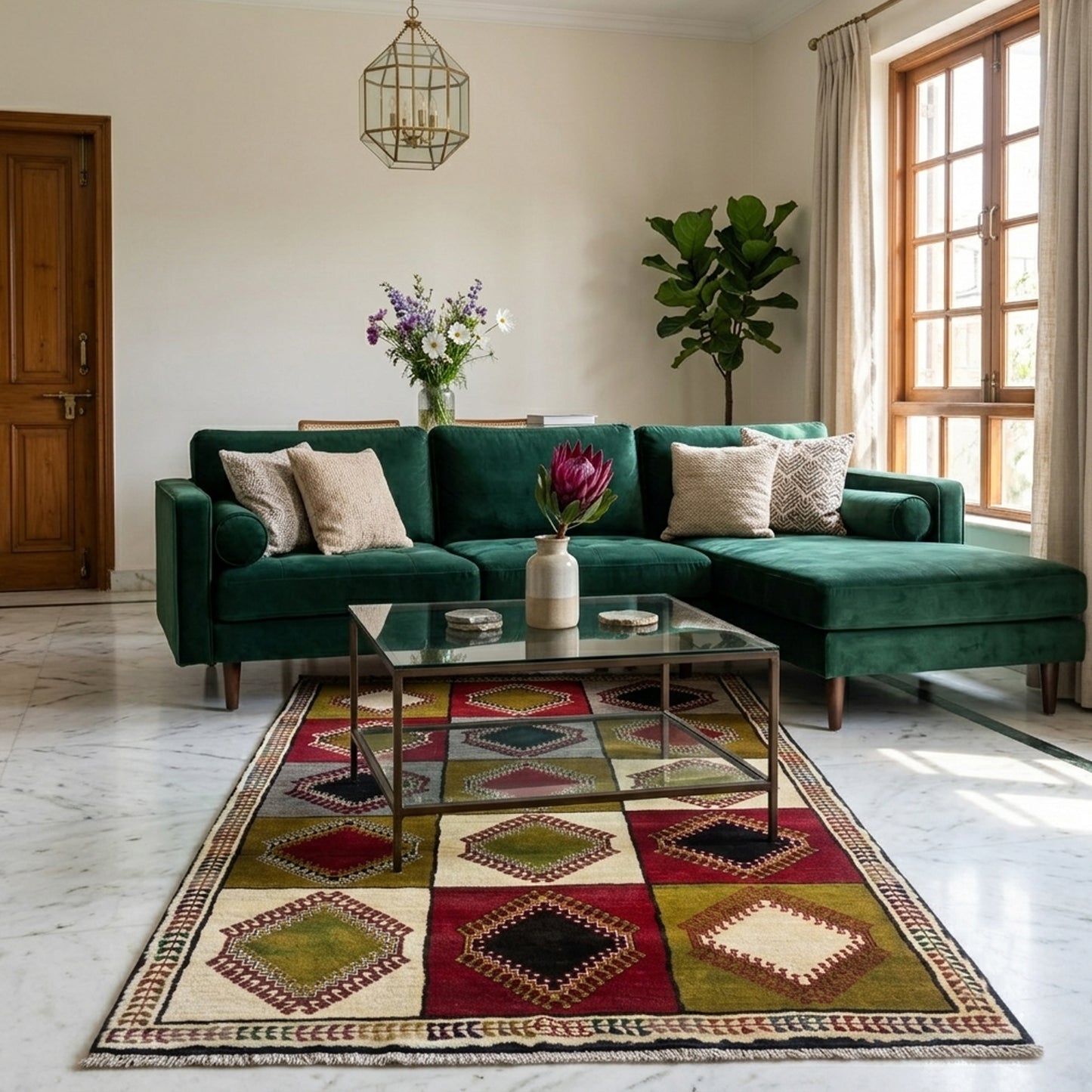 Shiraz Qashqai Teppich - 206x120 cm