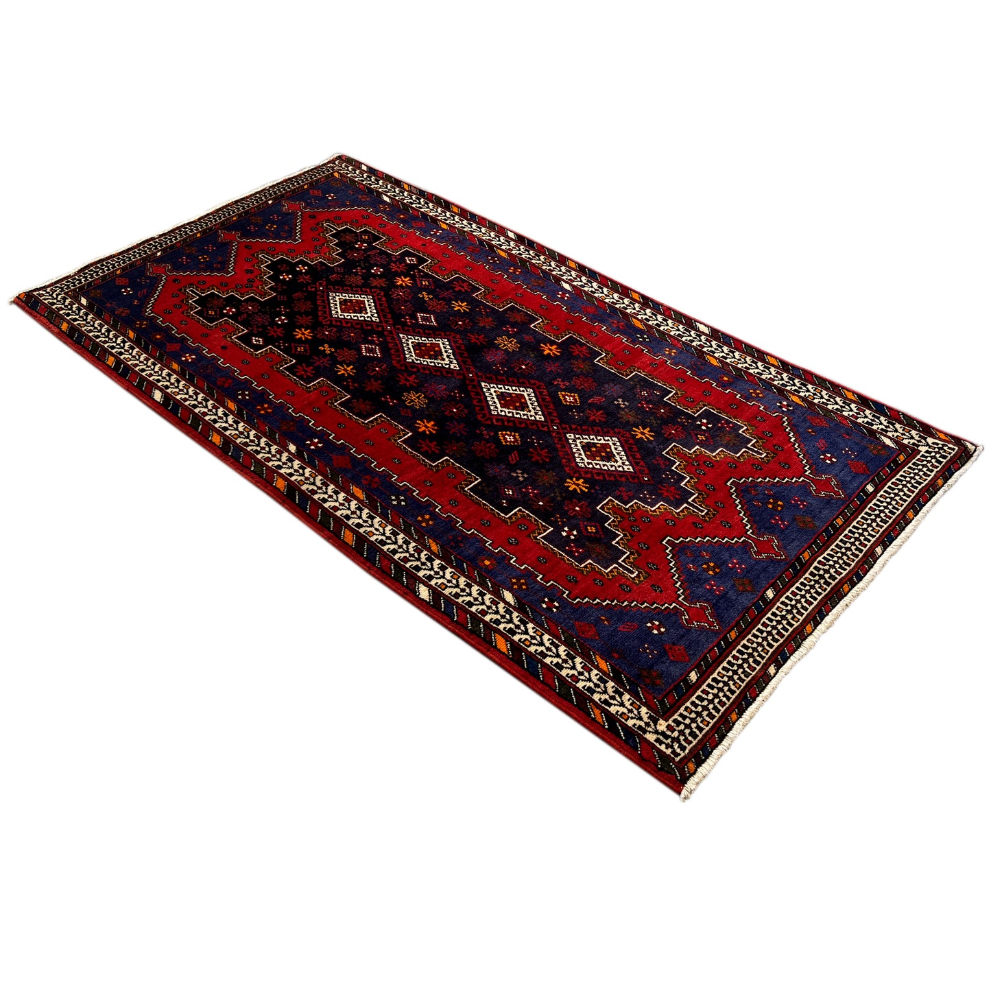 Sirjan Läufer Teppich 208x107 cm - German Carpet Shop
