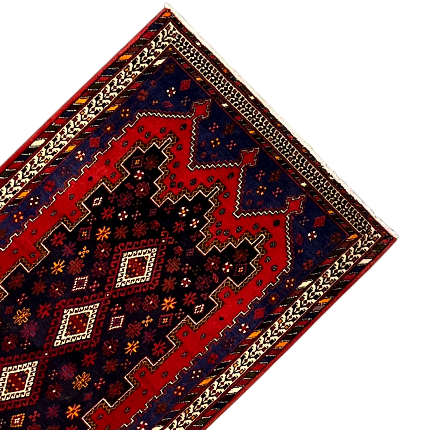 Sirjan Läufer Teppich 208x107 cm - German Carpet Shop