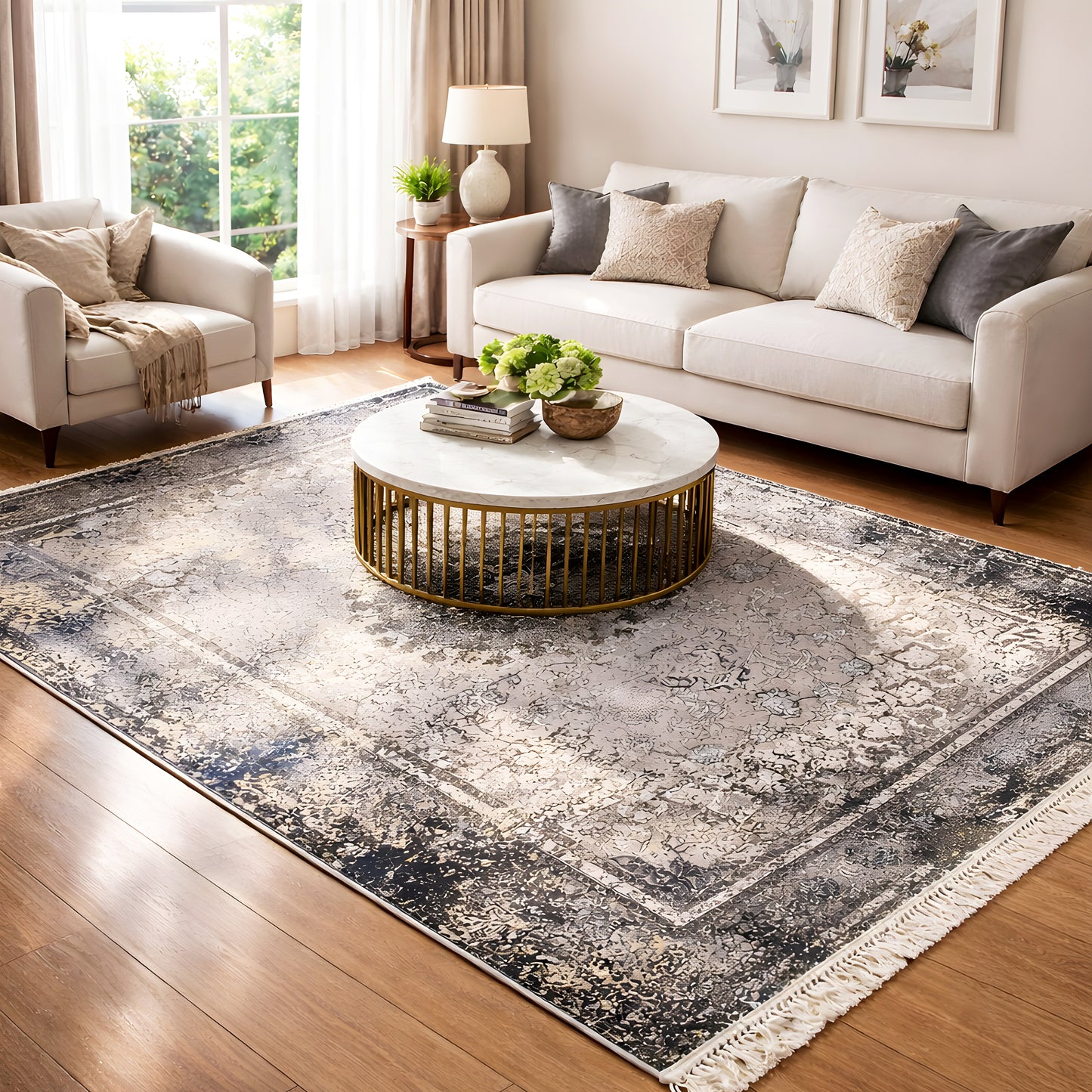 Berlín Vintage Gris 160x230 cm