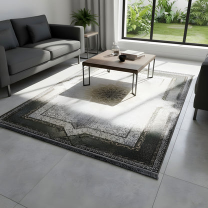 Estrella verde humo 170x240cm