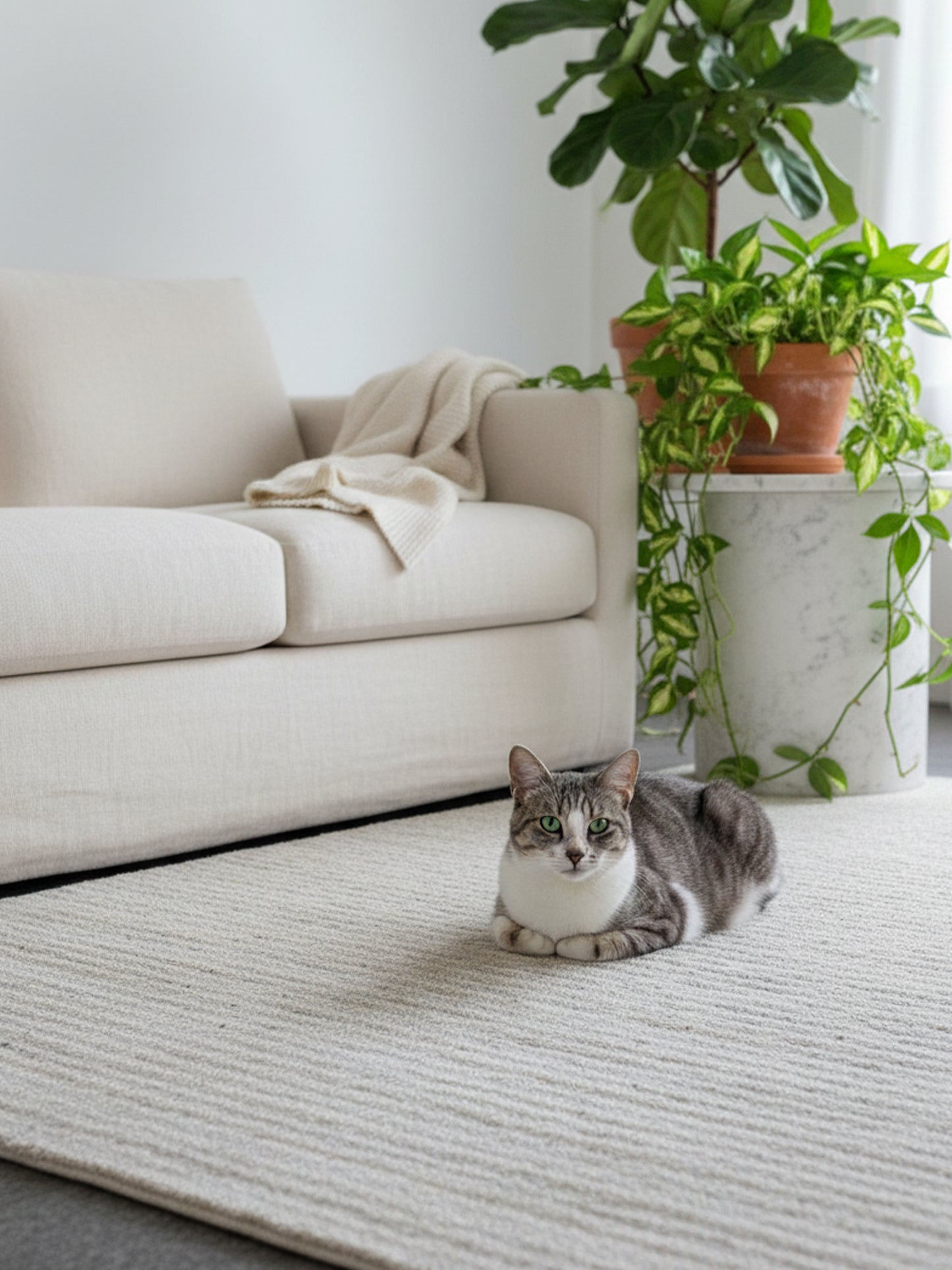 Telar Gabbeh Beige - 202x143 cm